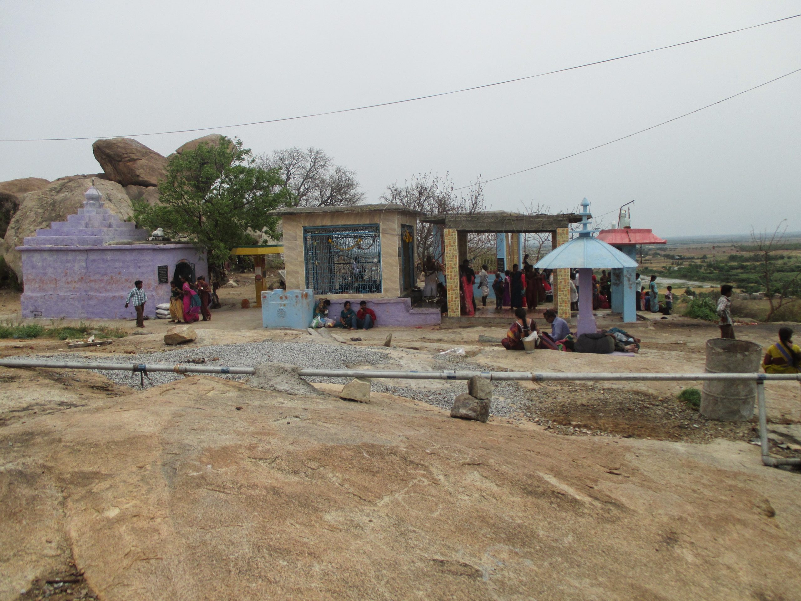 Temple view on Hill top